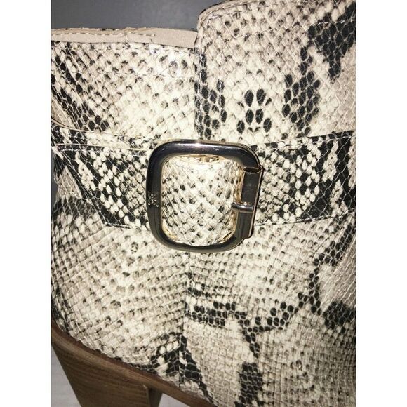 Sam Edelman Snakeskin Print Booties 8M - Picture 2 of 6